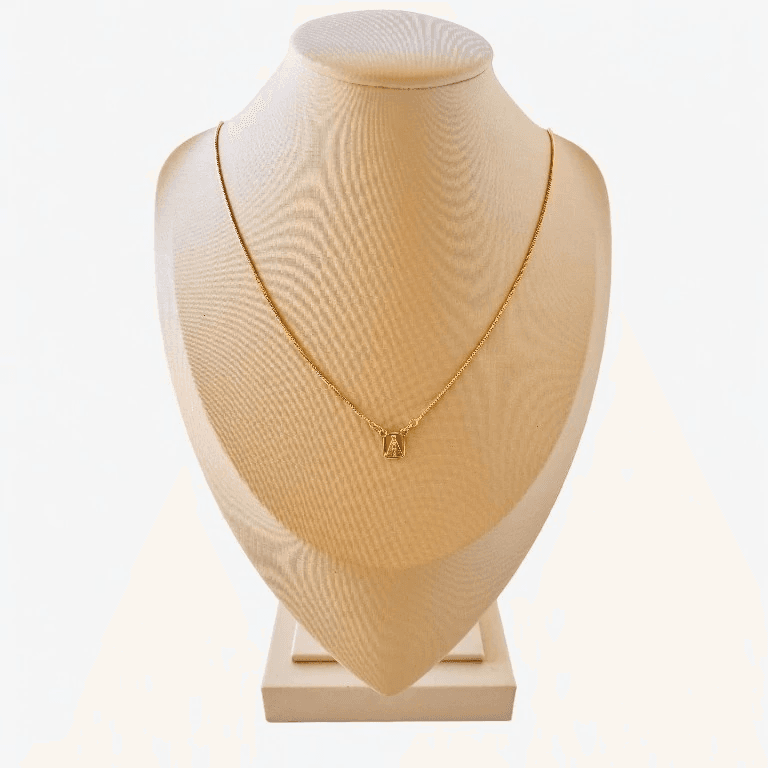 Correntes — ESCAPULÁRIO NOSSA SENHORA APARECIDA E SAGRADO CORAÇÃO - BANHO OURO 18K
