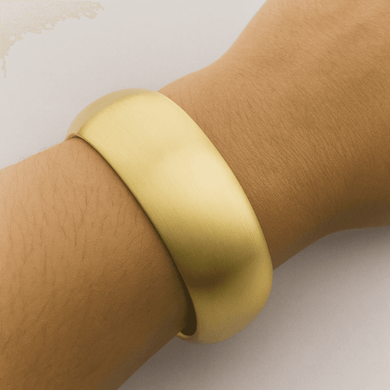 Braceletes — BRACELETE LISO - BANHO OURO 18K