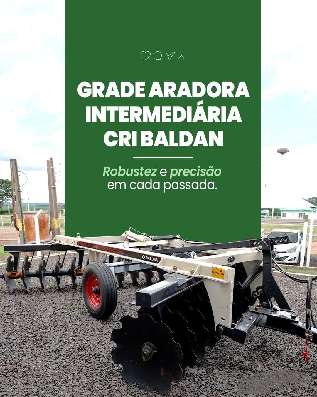 Grade Intermediária Baldan CRI 30x28x7,50mm - Espaçamento 270mm — default