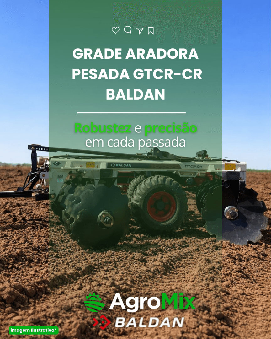 Grade Aradora Pesada Baldan GTCR-CR 22x34x9,00mm Pneu 400x60 - Espaçamento 360mm — default