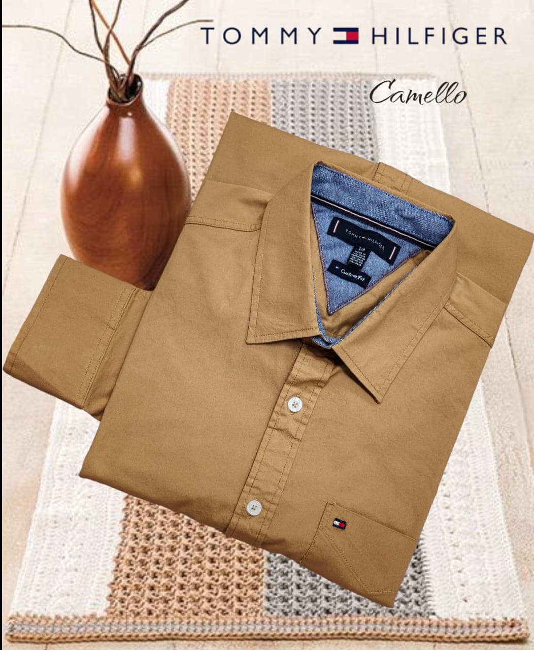 Camisa Tommy Hilfiger manga larga — CAFE - S