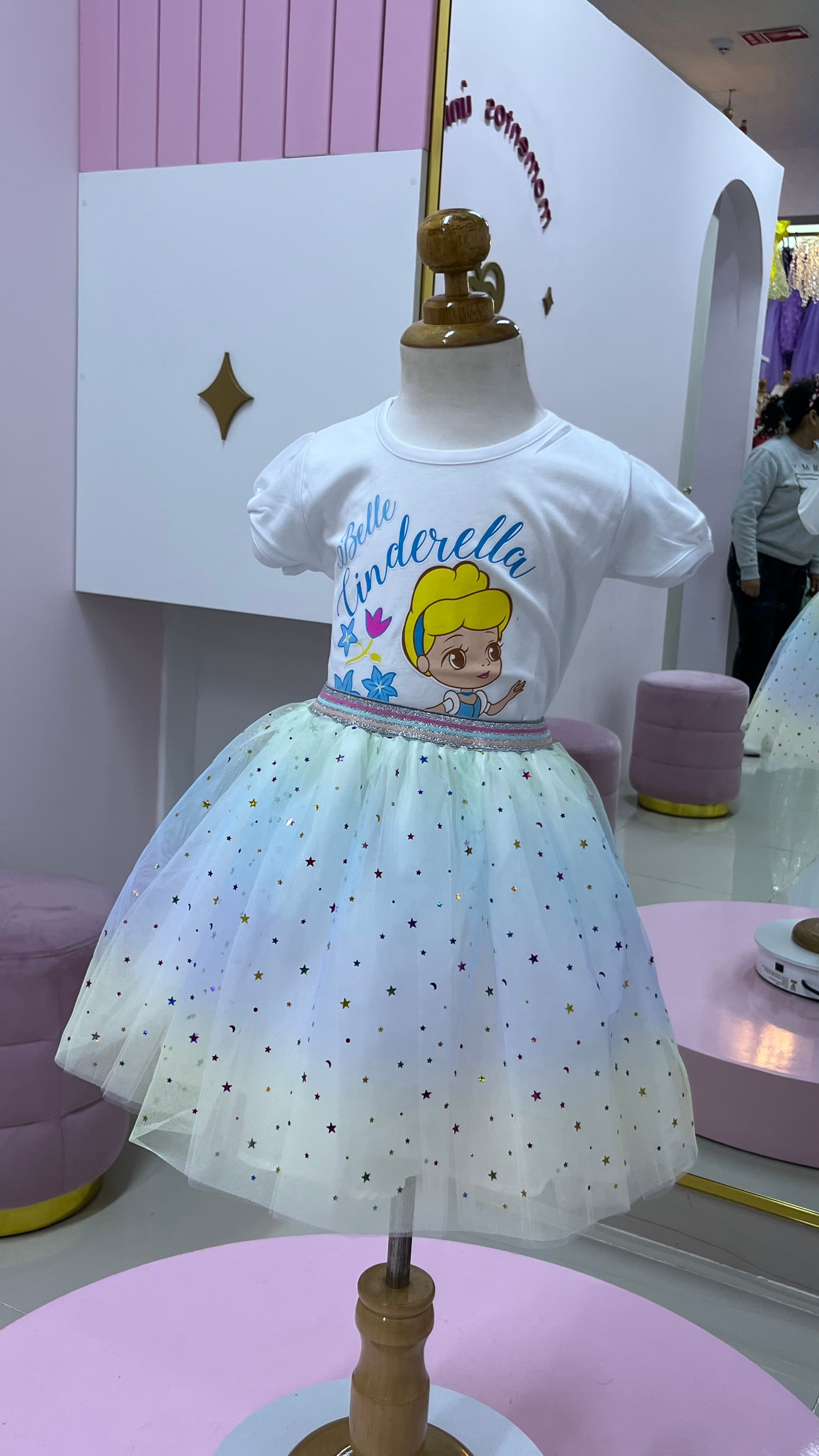 Combo Tutú y Polo Cenicienta — S,M,L
