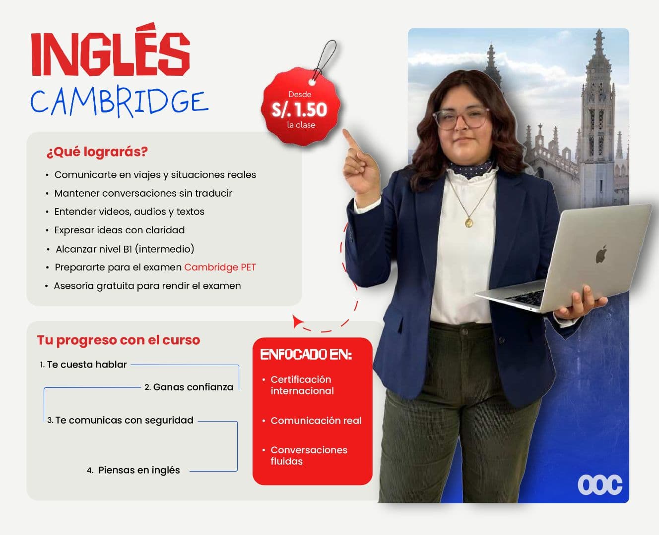 Curso de Preparación Cambridge B1 FCE (First Certificate in English)