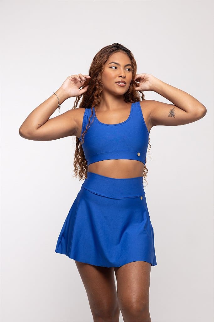 Conjunto Short Saia — Blue / G