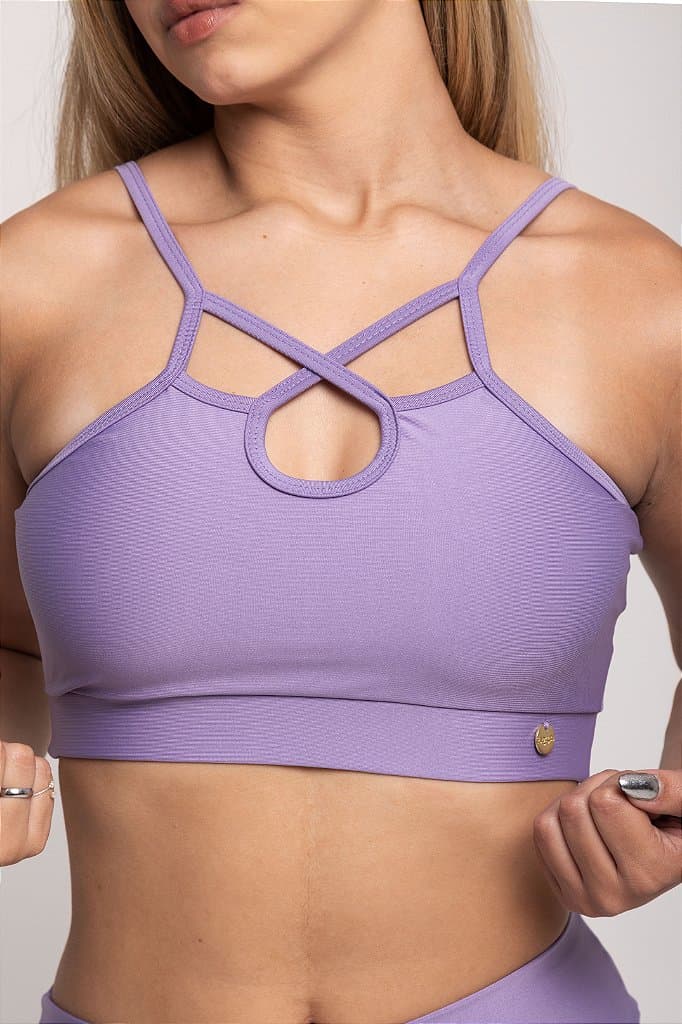 Top Fitness Lírio - Tons Claros — Light Wisteria / G