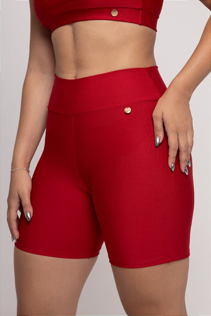 Short Fitness Dois — Vermelho / GG