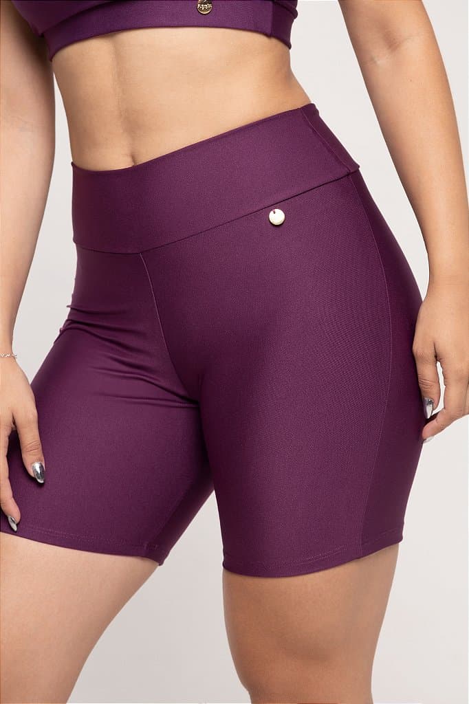 Short Fitness Dois — Vivid Violet / G