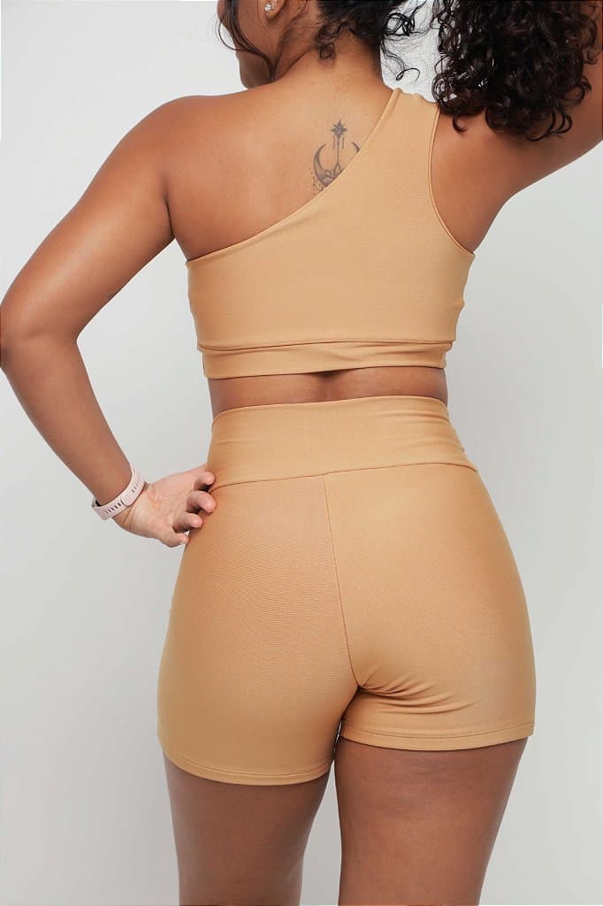 Short Fitness Um - Tons Claros