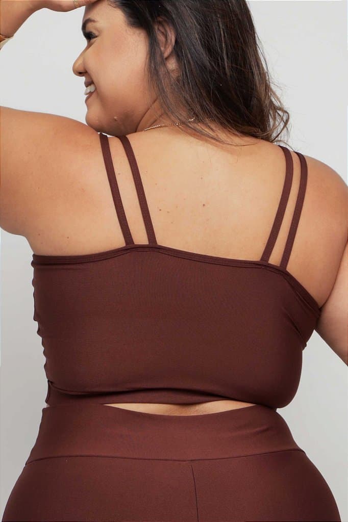 Top Fitness Plus Size - Petúnia