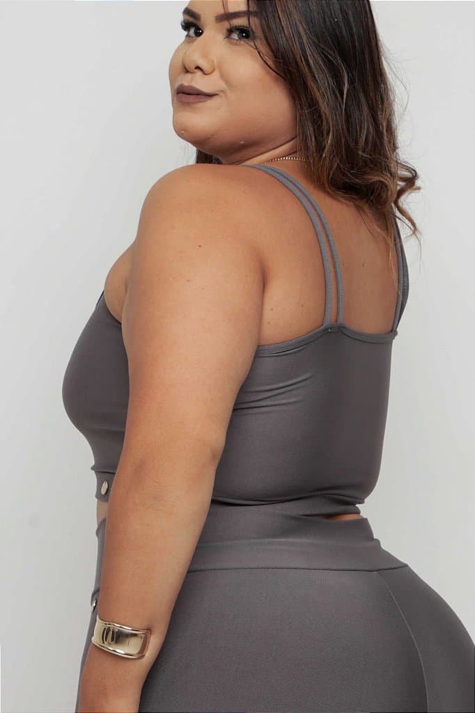 Top Fitness Plus Size - Petúnia