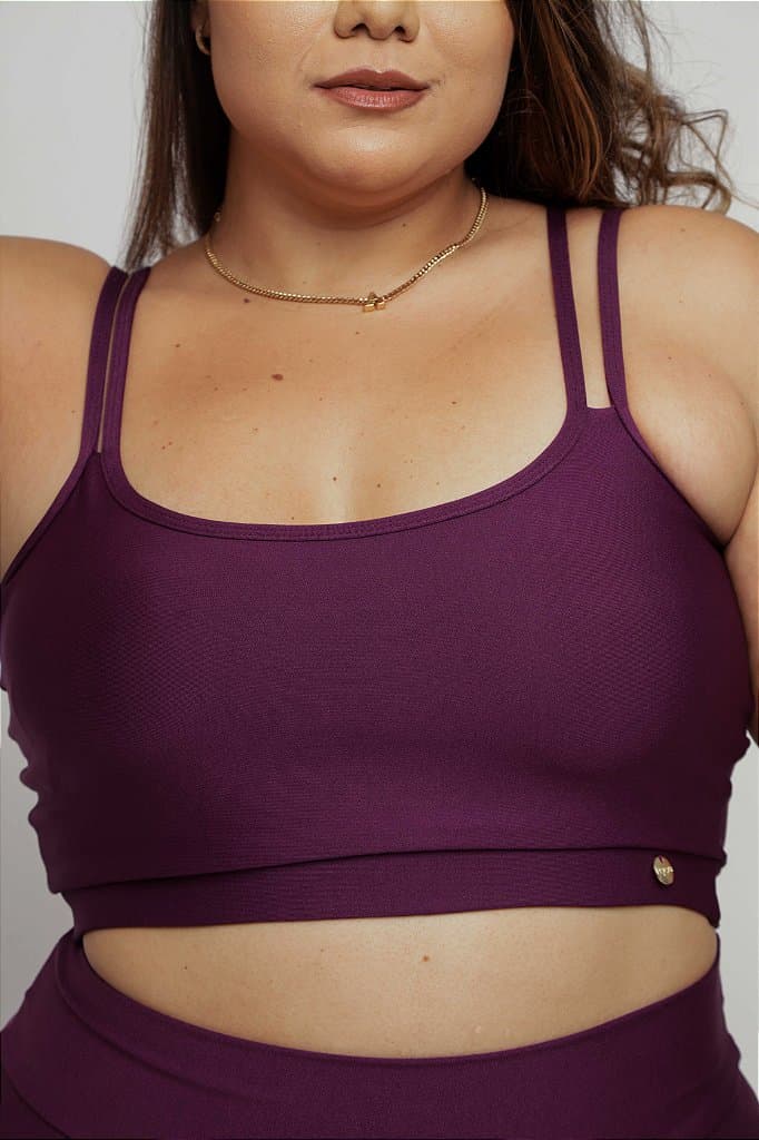 Top Fitness Plus Size - Petúnia — Vermelho / G4