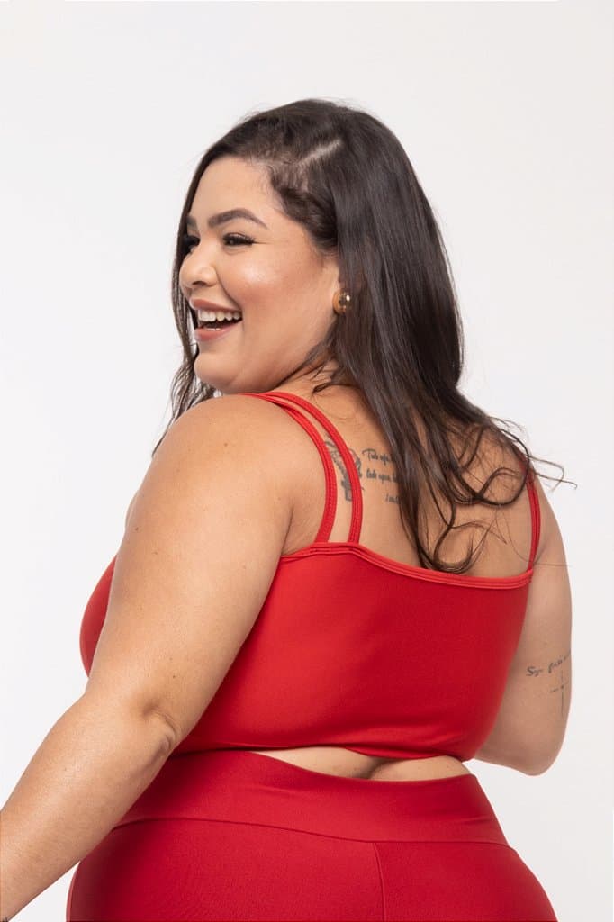 Top Fitness Plus Size - Petúnia