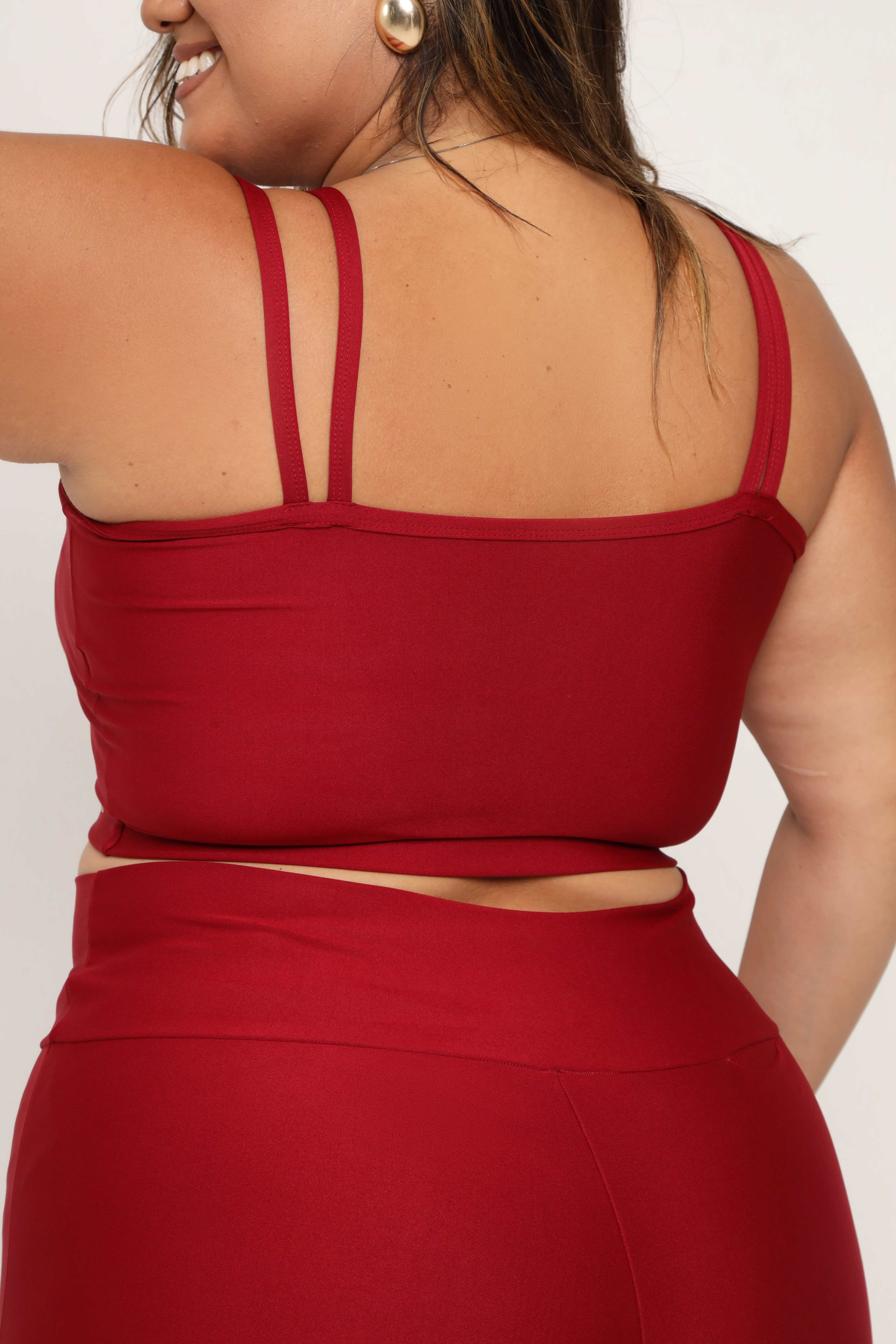 Top Fitness Plus Size - Petúnia