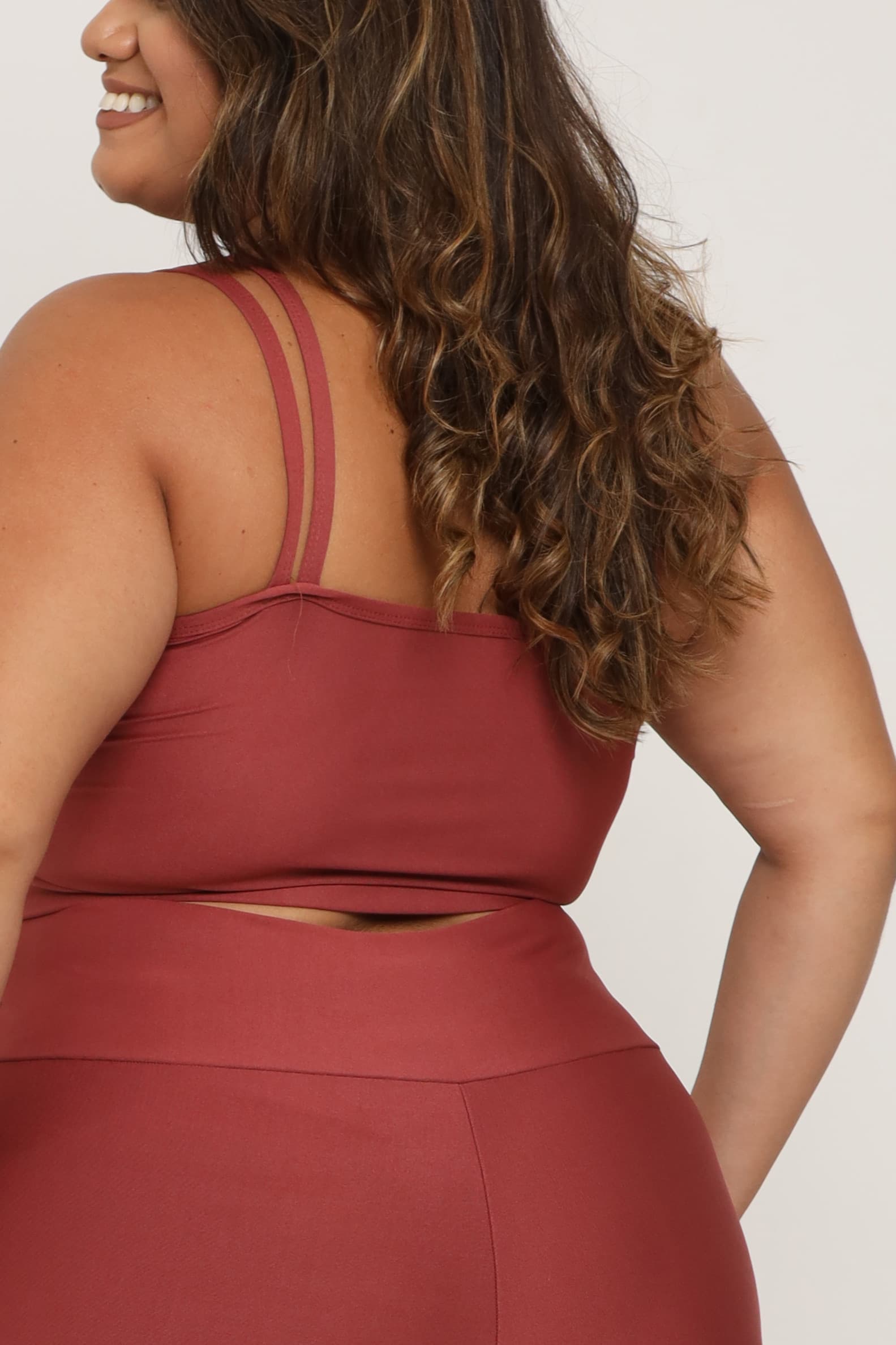 Top Fitness Plus Size - Petúnia