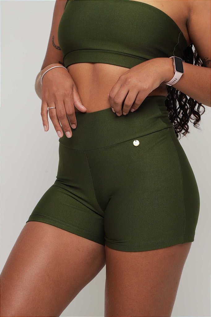 Short Fitness Um55 — Asparagus / P