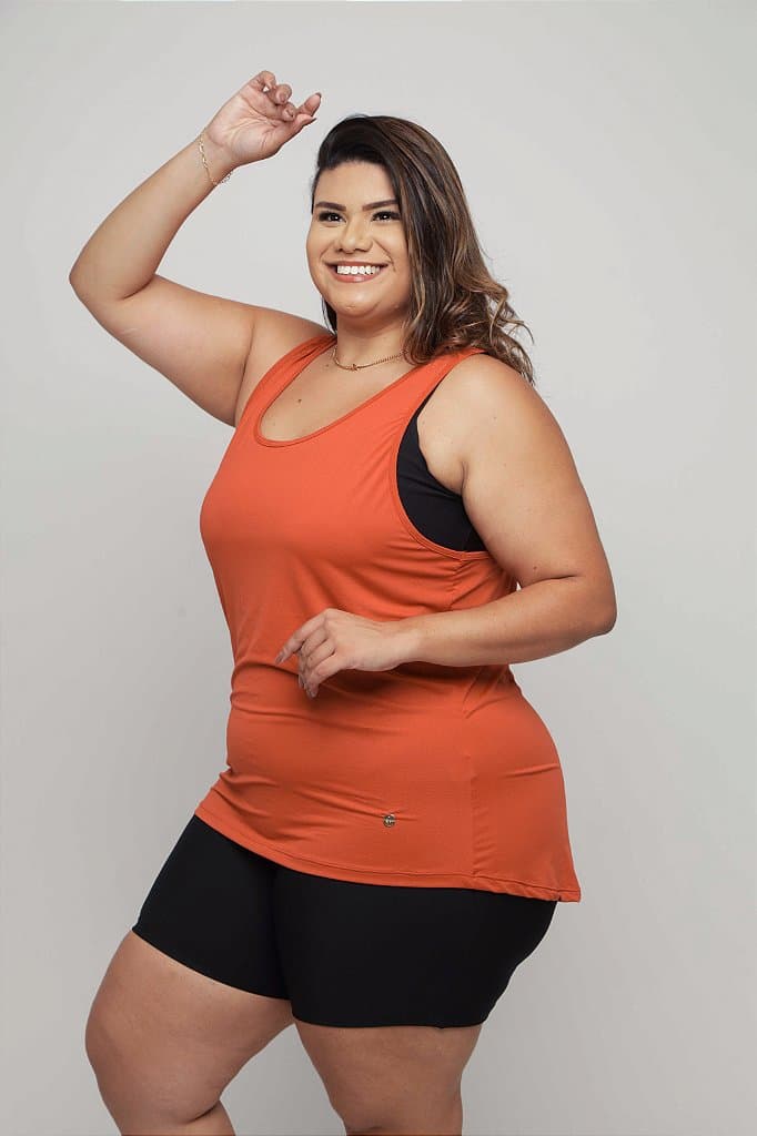 Regata Fitness Plus Size Feminina