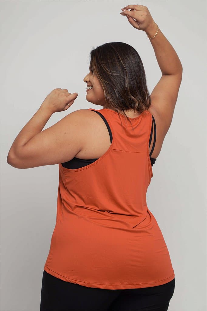 Regata Fitness Plus Size Feminina