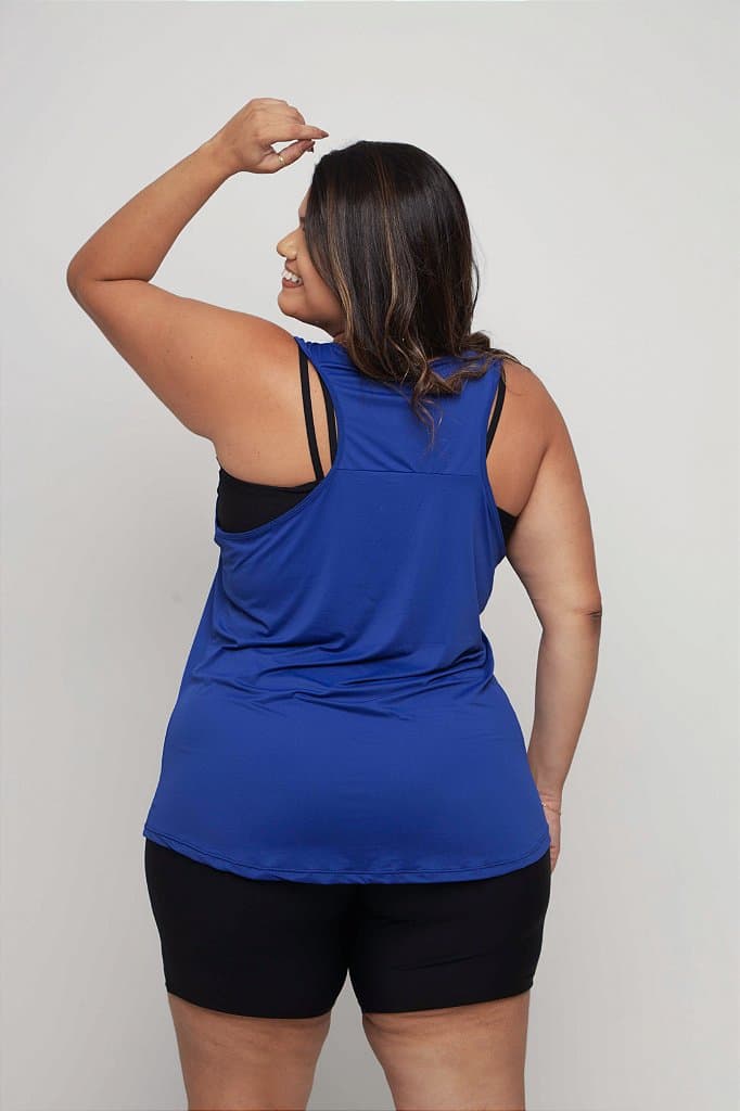 Regata Fitness Plus Size Feminina