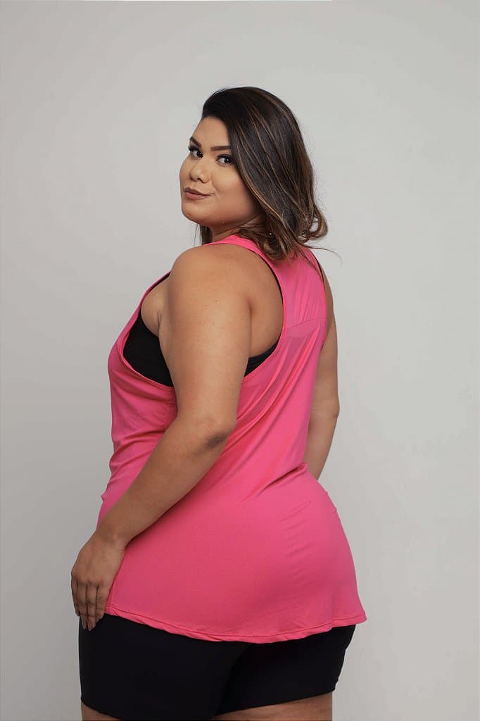 Regata Fitness Plus Size Feminina