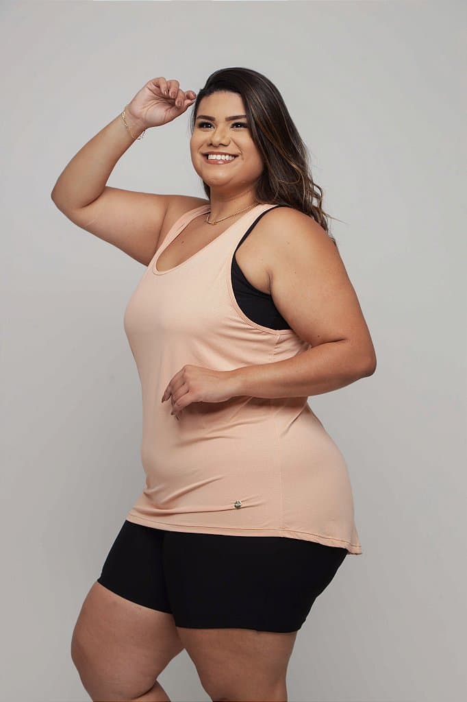 Regata Fitness Plus Size Feminina