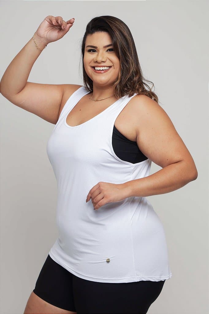 Regata Fitness Plus Size Feminina