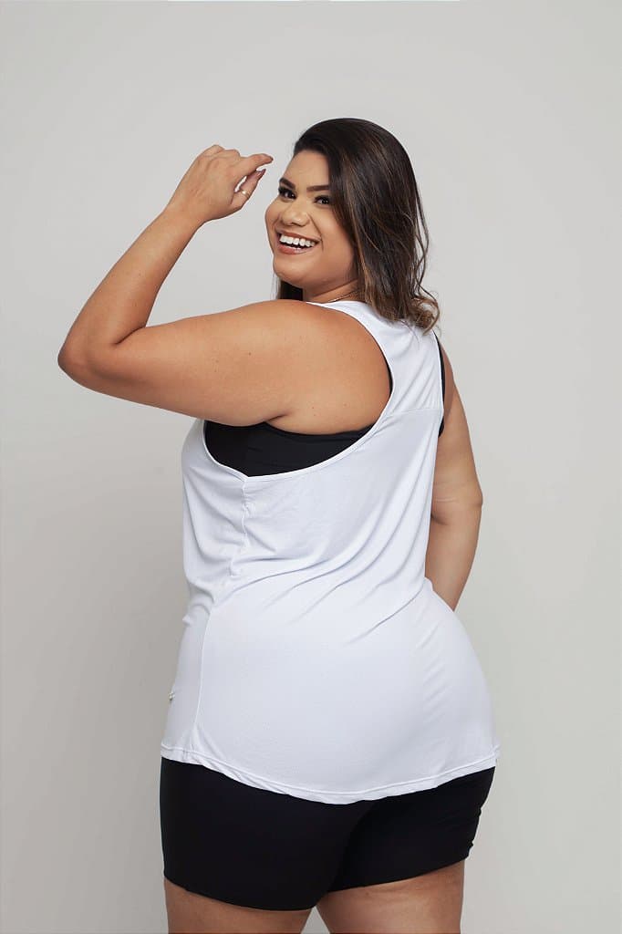 Regata Fitness Plus Size Feminina