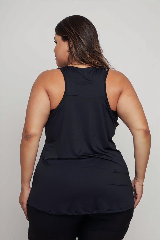 Regata Fitness Plus Size Feminina