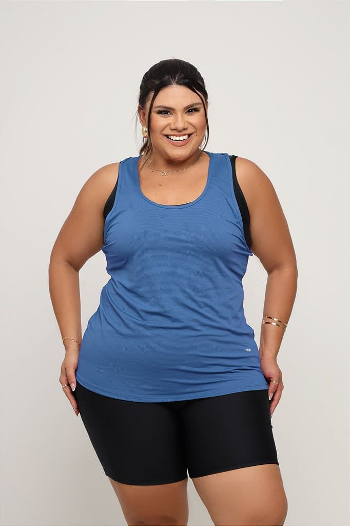 Regata Fitness Plus Size Feminina — Astral / G1