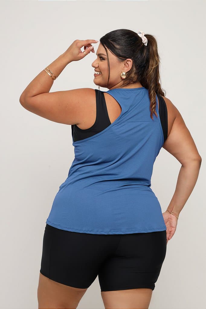 Regata Fitness Plus Size Feminina