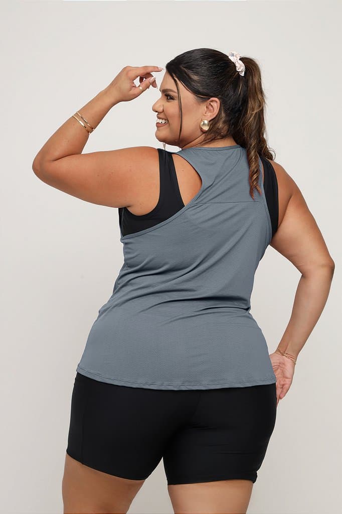 Regata Fitness Plus Size Feminina