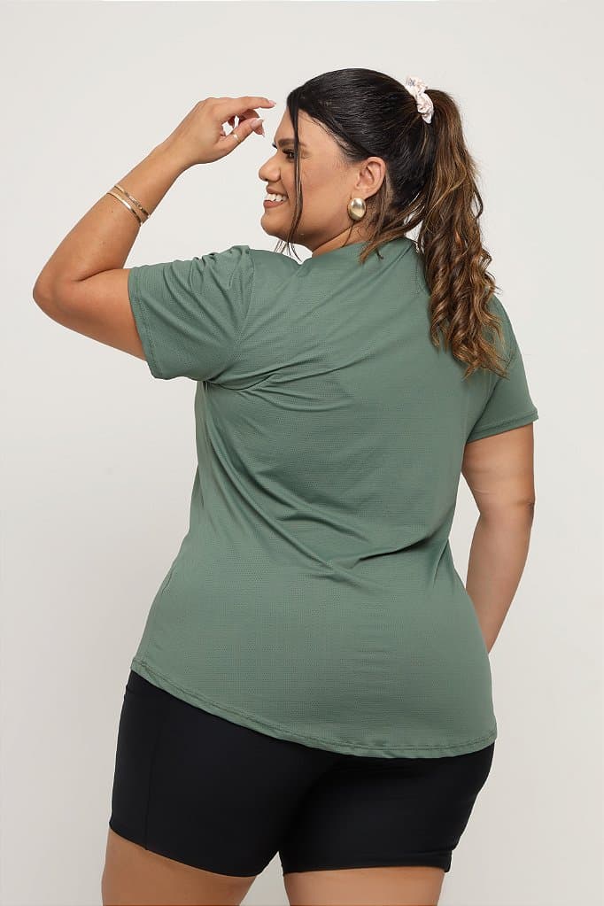 Baby Look Fitness Plus Size Feminina