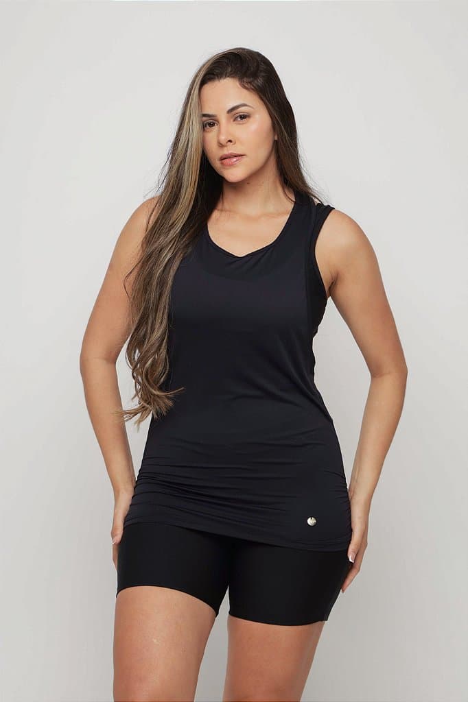 Regata Fitness Camélia — Preto / P