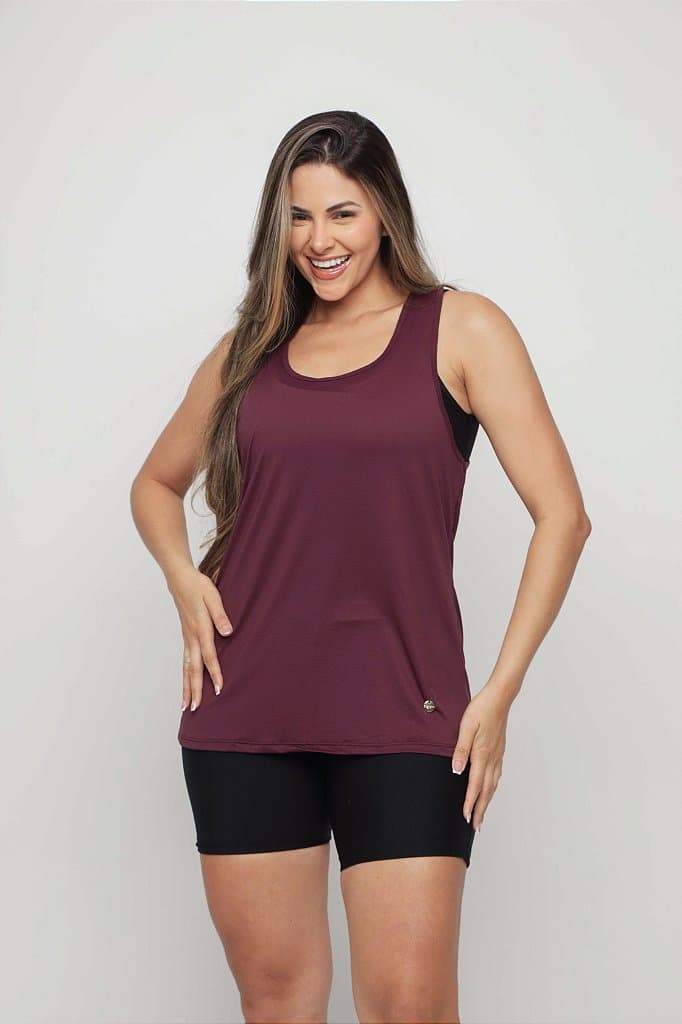 Regata Fitness Feminina — Red Damask / P
