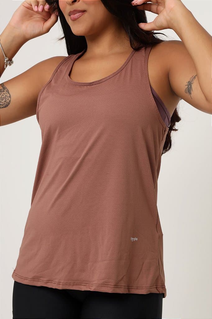 Regata Fitness Feminina — Nutmeg / G