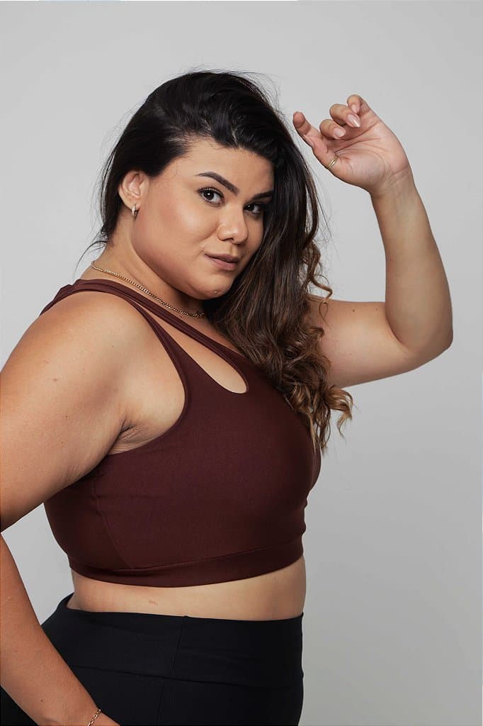 Top Fitness Plus Size - Orquídea