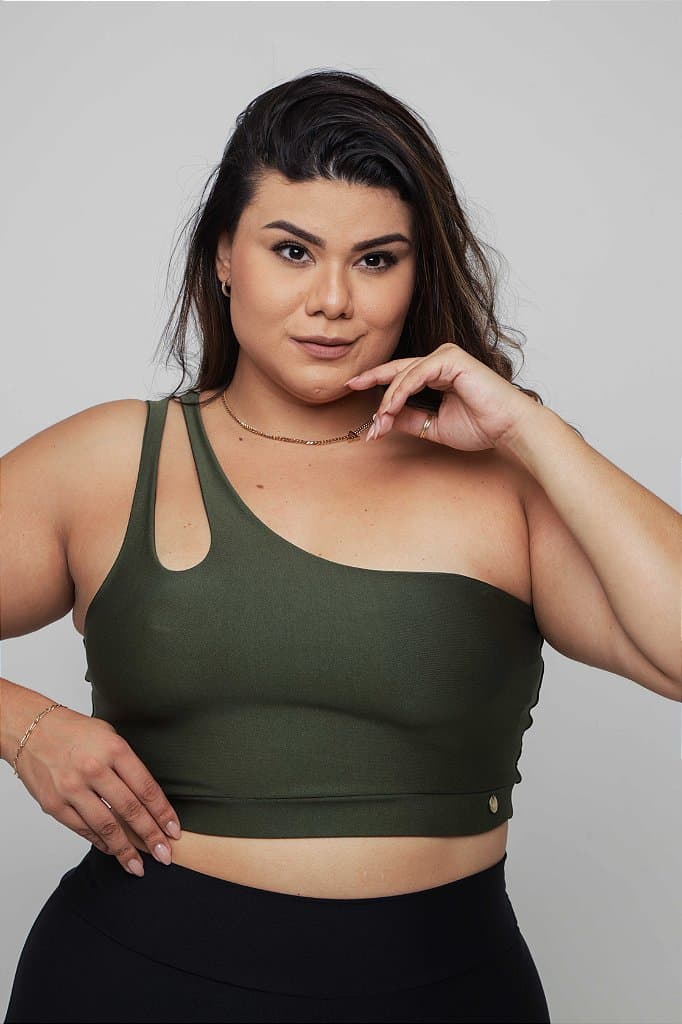 Top Fitness Plus Size - Orquídea — Asparagus / G1