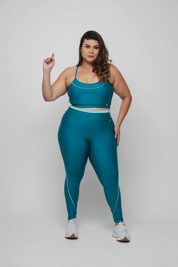 Conjunto Legging Íris Plus Size — Rose / G3