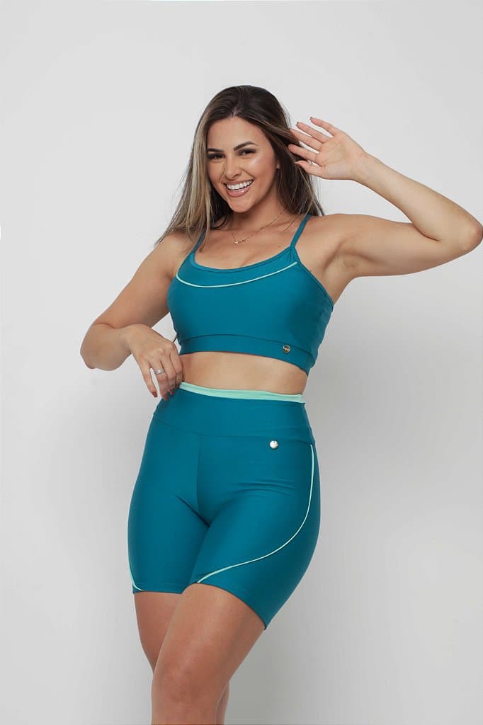 Conjunto Short Dois Íris — Bay of Many / G