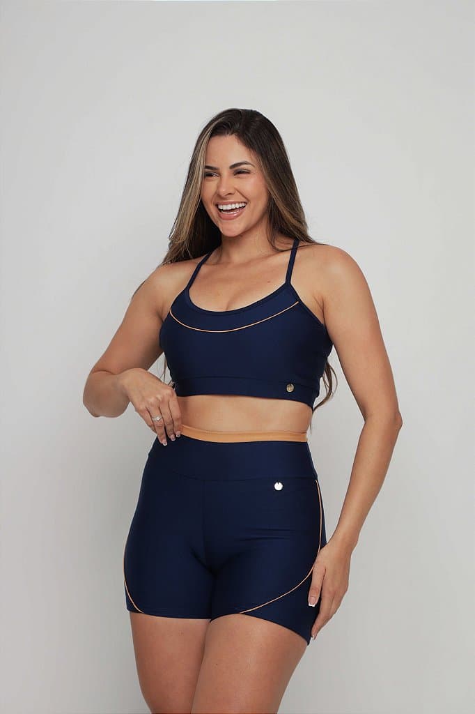 Conjunto Short Um Íris — Bay of Many / P