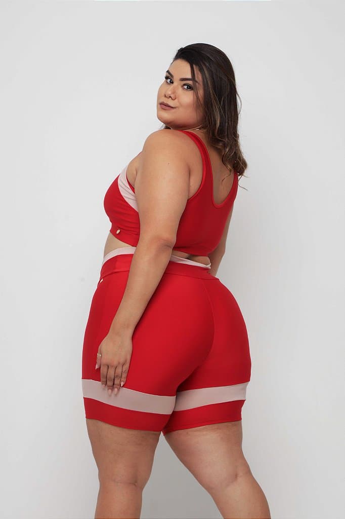 Conjunto Short Jasmim Plus Size