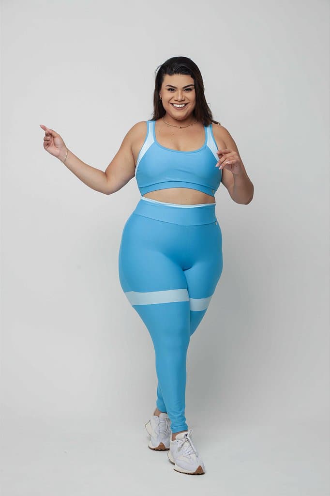 Conjunto Legging Jasmim Plus Size — Preto / G1