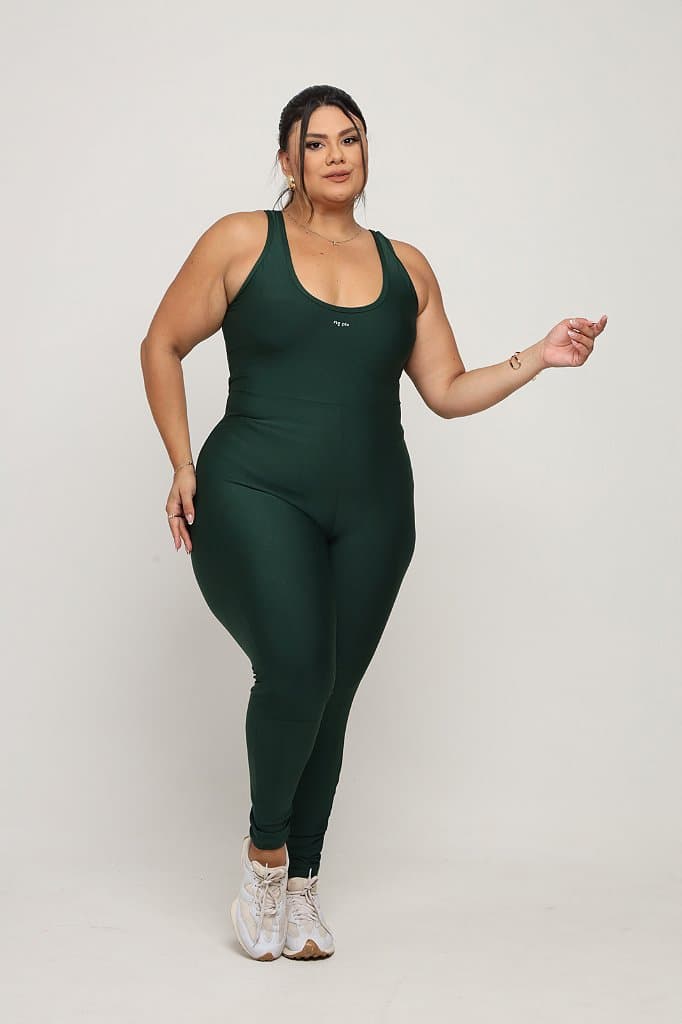 Macacão Longo Plus size — Green House / G1