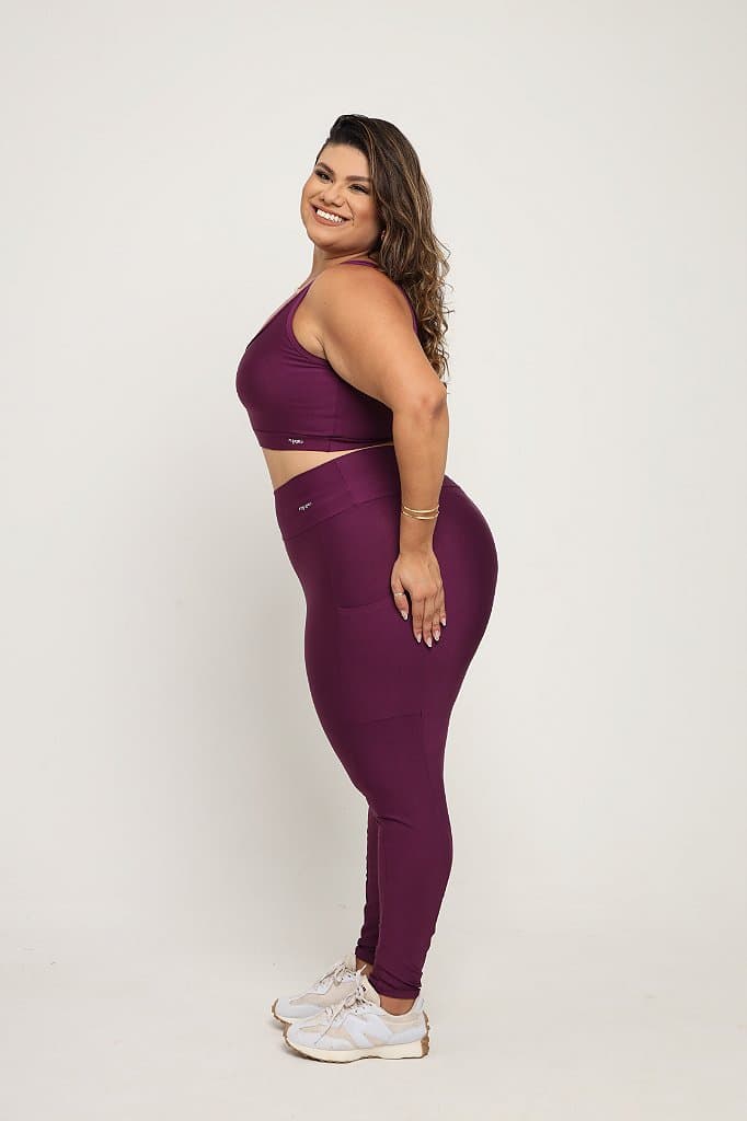Conjunto Legging com bolso Plus Size