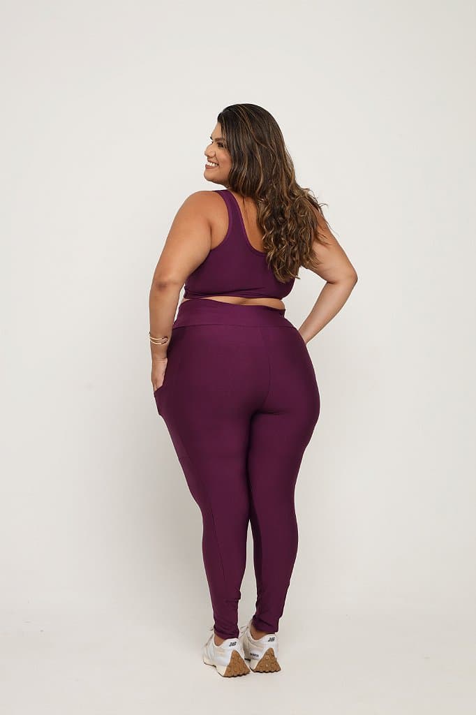 Conjunto Legging com bolso Plus Size