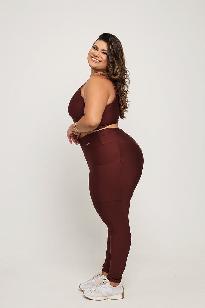 Conjunto Legging com bolso Plus Size