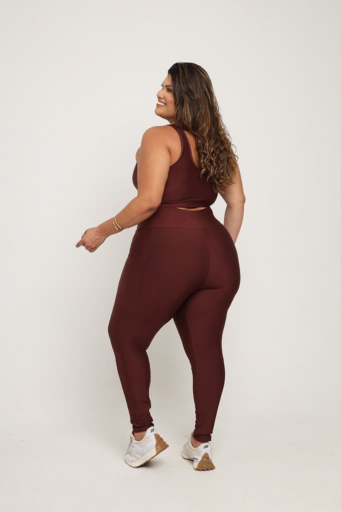 Conjunto Legging com bolso Plus Size
