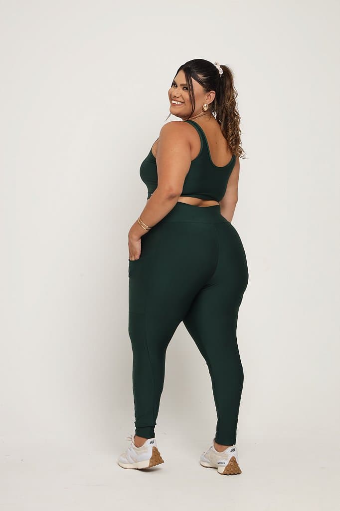 Conjunto Legging com bolso Plus Size