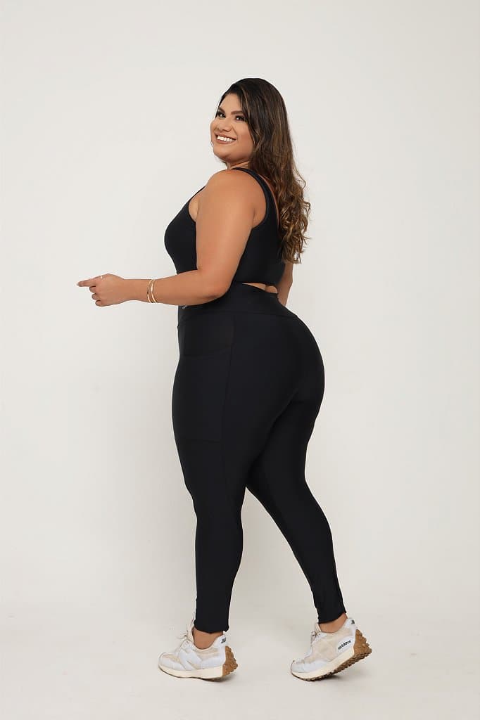 Conjunto Legging com bolso Plus Size