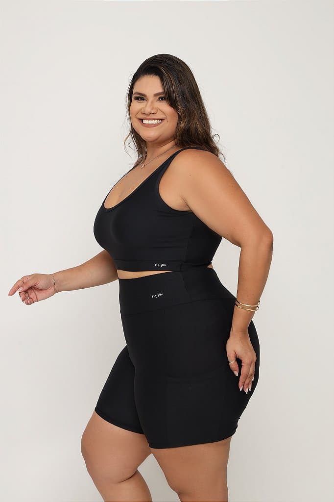 Conjunto Short com bolso Plus size