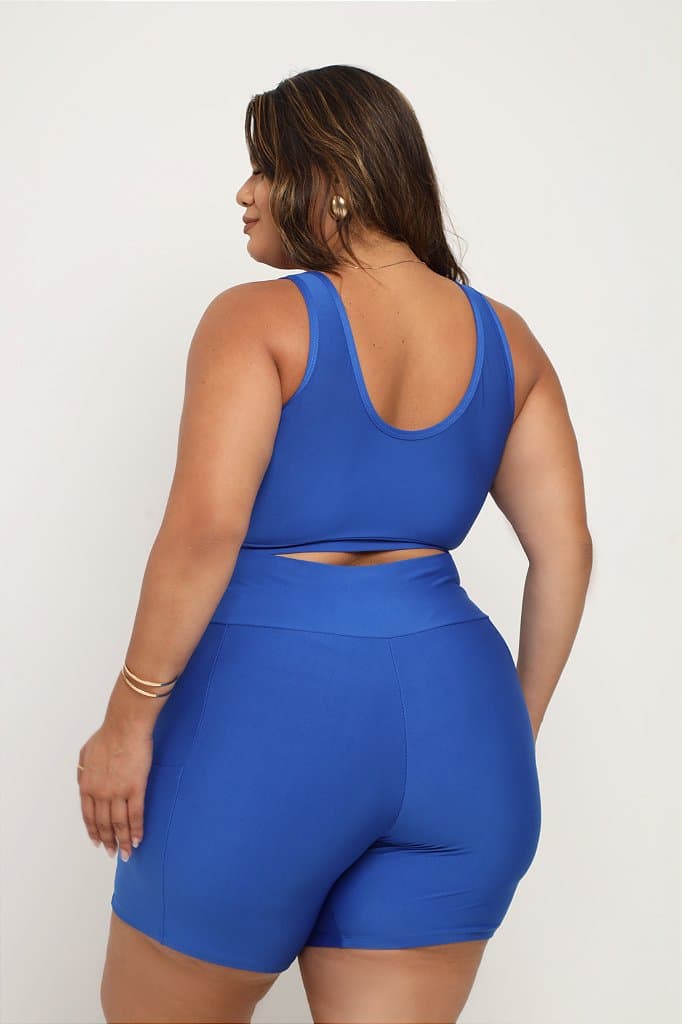 Conjunto Short com bolso Plus size